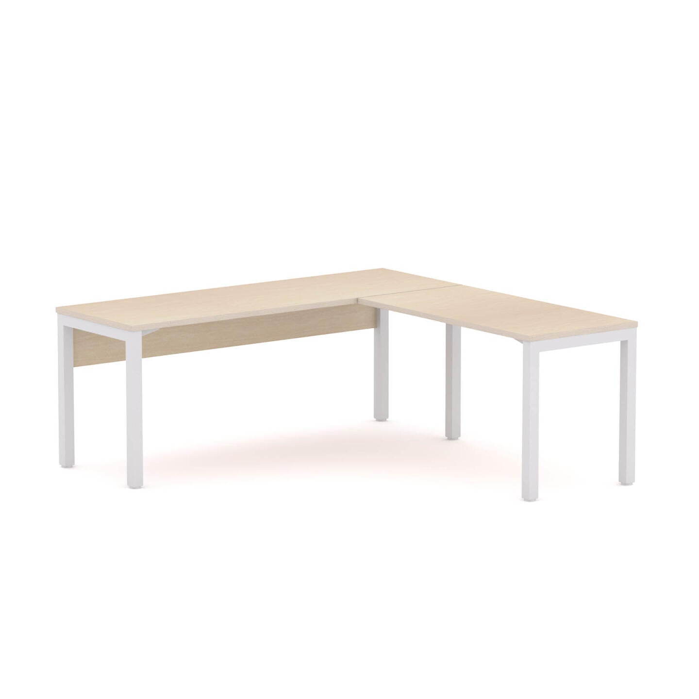Axis Straight Workstation with Return and Modesty