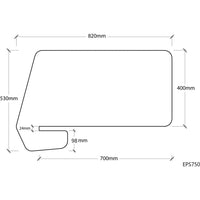 Daytona Eco Panel Slide on Screen