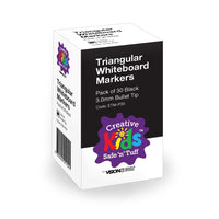 Creative Kids Triangular Whiteboard Markers (Pack of 30)