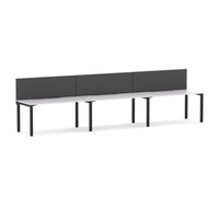 Axis 3 User Single-Sided Desks, 50x50mm Square Leg Design. Includes: Edge25 Screen