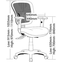 Ecotech 2 Lever Mesh Back Task Chair