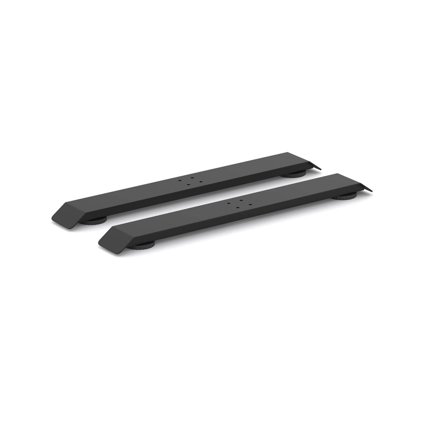 600mm Pair of Feet to suit Klass Single-sided Desk – Black
