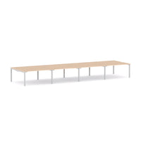 Axis Stretch 8-Person Double-sided Desk Workstation