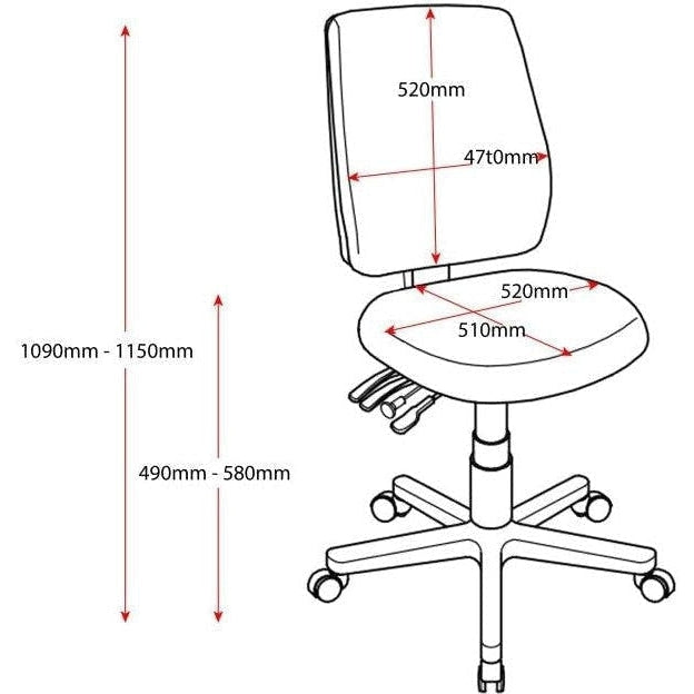 Ergo Air High Back Chair