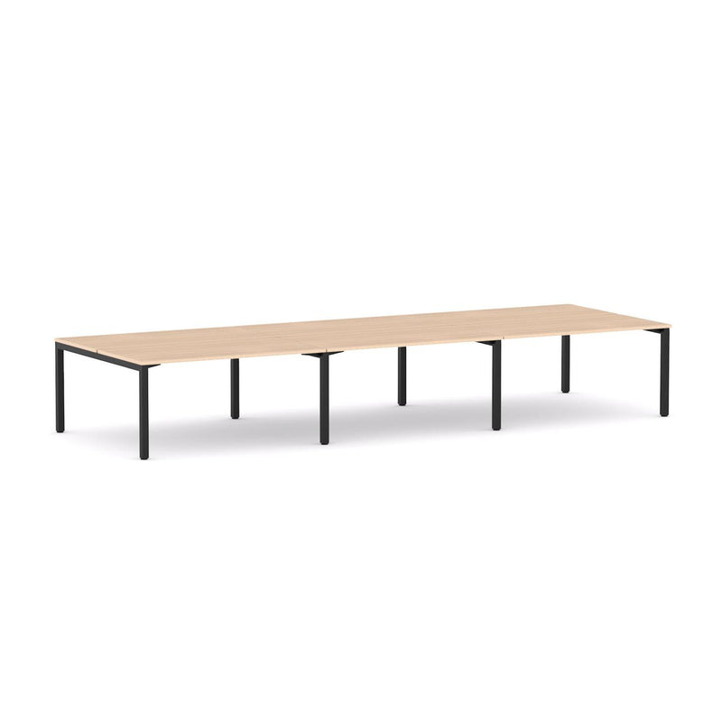 Axis 6-Person Double-sided Desk Workstation