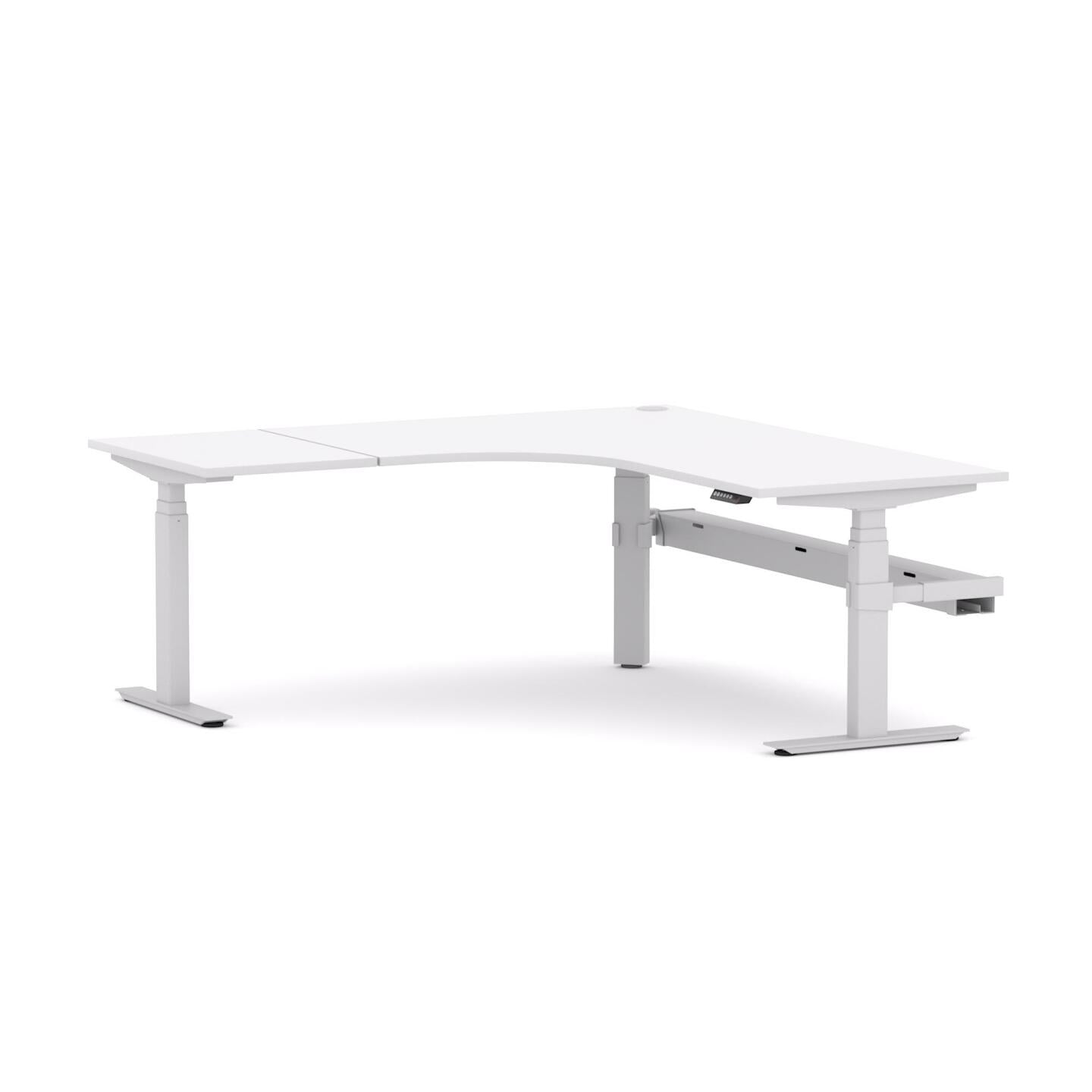 AgileMotion+ 3C/2M Electric Rectangle 90° Workstation