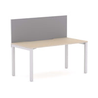 Axis 1 User Single Desk, 50x50mm Square Leg Design. Includes: Edge25 Screen
