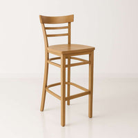 Vienna Barstool Timber Seat