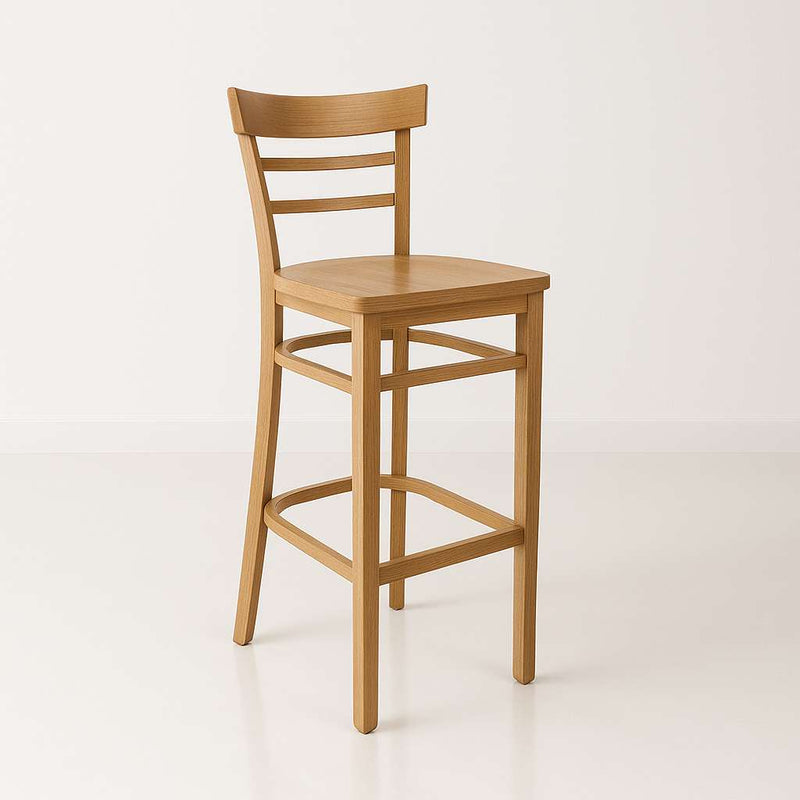 Vienna Barstool Timber Seat