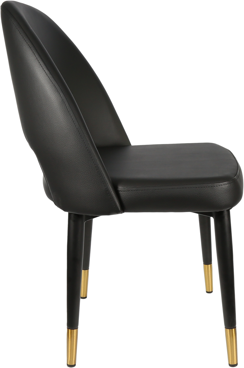 Durafurn Semifreddo Chair - Black Metal 450h Legs