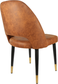 Durafurn Semifreddo Chair - Black Metal 450h Legs