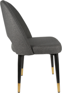 Durafurn Semifreddo Chair - Black Metal 450h Legs
