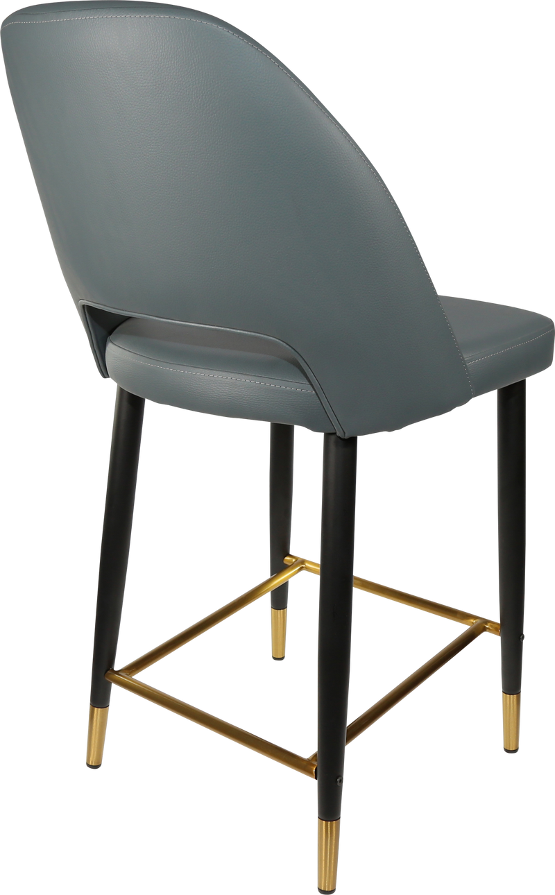 Durafurn Semifreddo Counter Stool - Black Metal 650h Legs-Elite Office Furniture