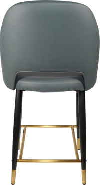 Durafurn Semifreddo Counter Stool - Black Metal 650h Legs-Elite Office Furniture