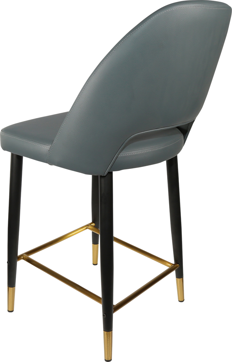 Durafurn Semifreddo Counter Stool - Black Metal 650h Legs-Elite Office Furniture
