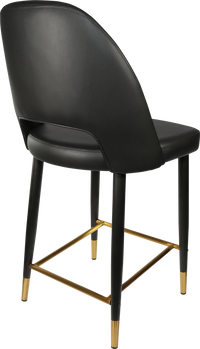 Durafurn Semifreddo Counter Stool - Black Metal 650h Legs-Elite Office Furniture