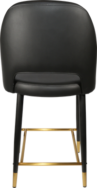 Durafurn Semifreddo Counter Stool - Black Metal 650h Legs-Elite Office Furniture