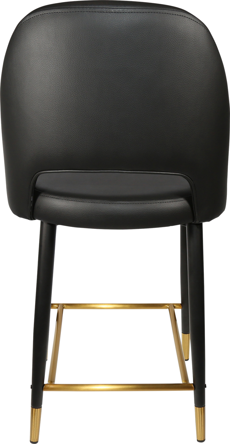 Durafurn Semifreddo Counter Stool - Black Metal 650h Legs-Elite Office Furniture
