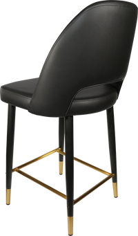 Durafurn Semifreddo Counter Stool - Black Metal 650h Legs-Elite Office Furniture