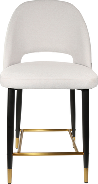 Durafurn Semifreddo Counter Stool - Black Metal 650h Legs-Elite Office Furniture