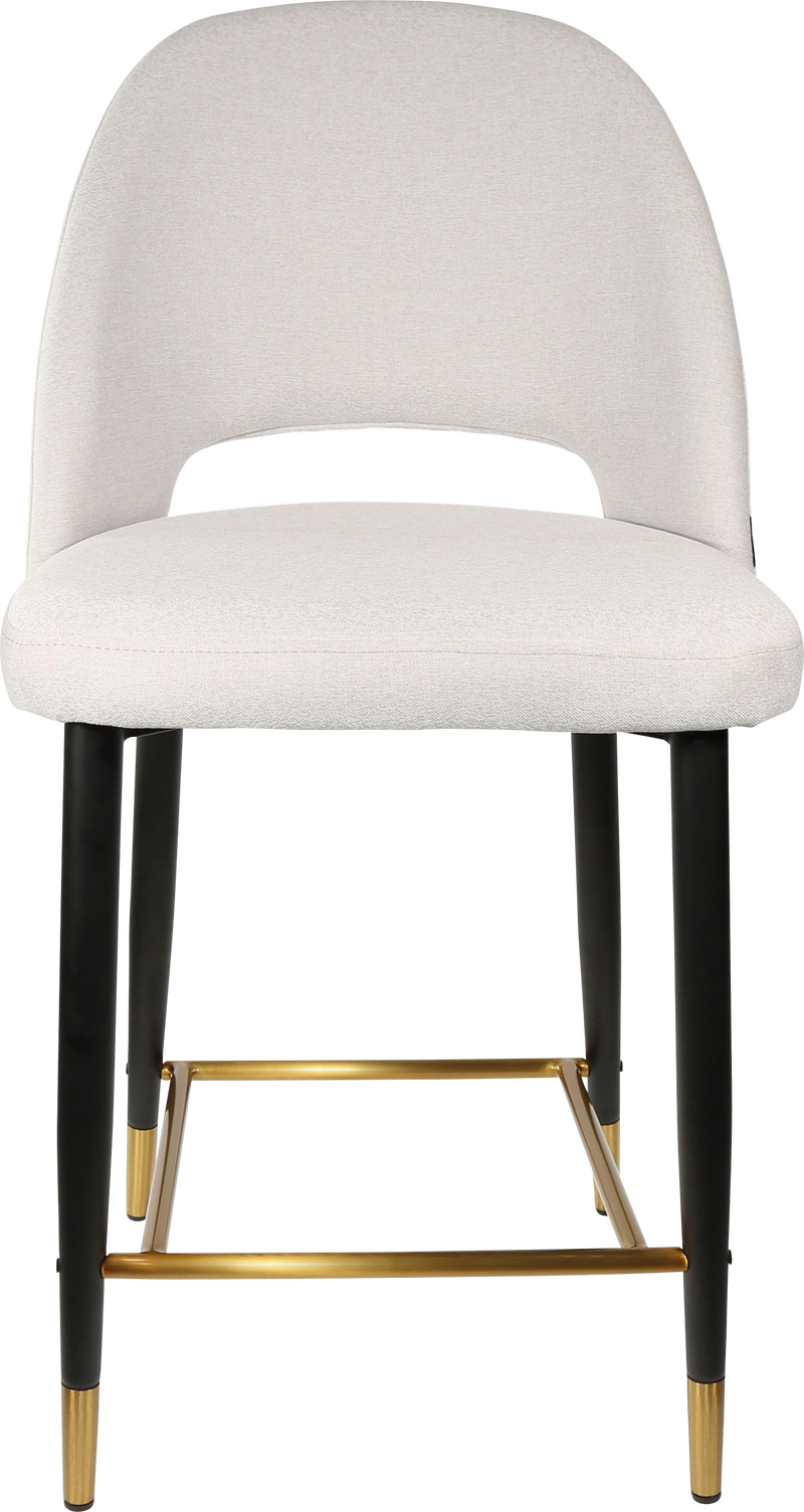 Durafurn Semifreddo Counter Stool - Black Metal 650h Legs-Elite Office Furniture