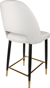 Durafurn Semifreddo Counter Stool - Black Metal 650h Legs-Elite Office Furniture
