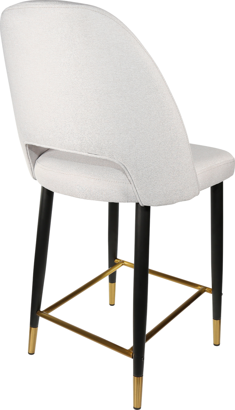 Durafurn Semifreddo Counter Stool - Black Metal 650h Legs-Elite Office Furniture