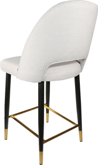 Durafurn Semifreddo Counter Stool - Black Metal 650h Legs-Elite Office Furniture