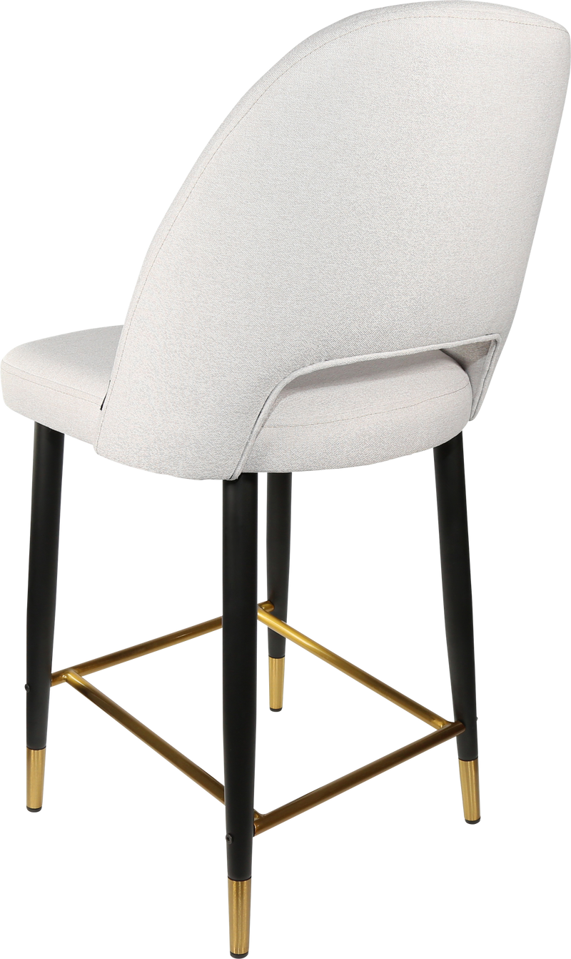 Durafurn Semifreddo Counter Stool - Black Metal 650h Legs-Elite Office Furniture
