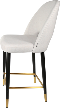 Durafurn Semifreddo Counter Stool - Black Metal 650h Legs-Elite Office Furniture