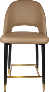Durafurn Semifreddo Counter Stool - Black Metal 650h Legs-Elite Office Furniture