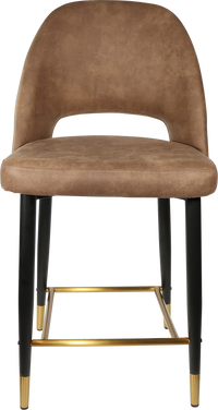 Durafurn Semifreddo Counter Stool - Black Metal 650h Legs-Elite Office Furniture