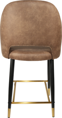 Durafurn Semifreddo Counter Stool - Black Metal 650h Legs-Elite Office Furniture