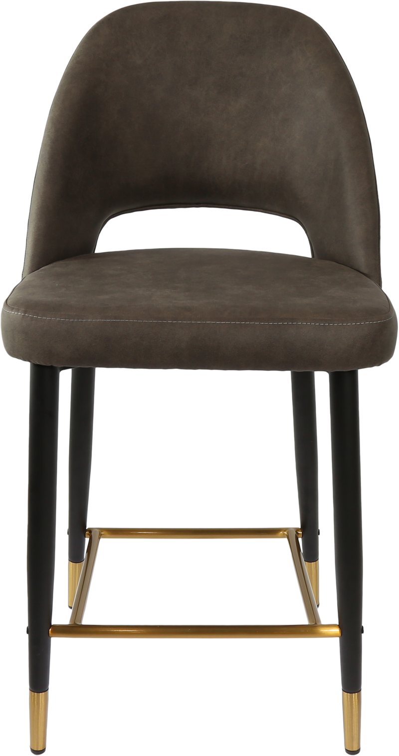 Durafurn Semifreddo Counter Stool - Black Metal 650h Legs-Elite Office Furniture