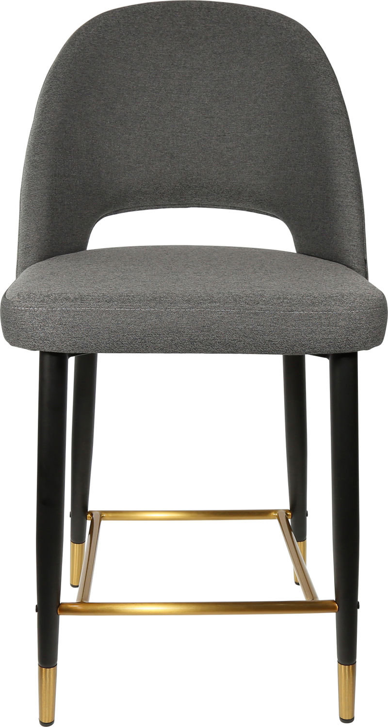 Durafurn Semifreddo Counter Stool - Black Metal 650h Legs-Elite Office Furniture