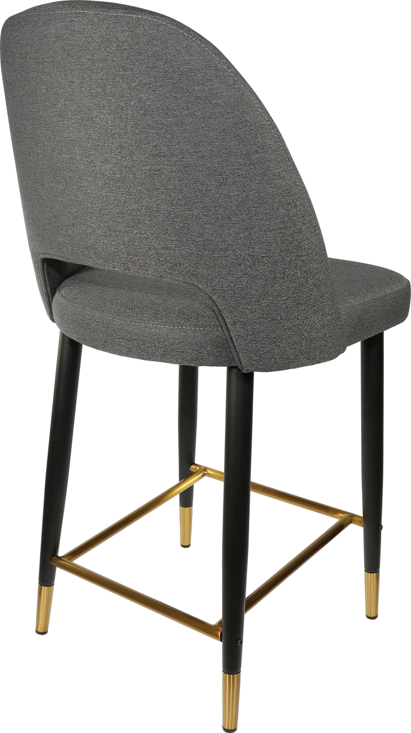 Durafurn Semifreddo Counter Stool - Black Metal 650h Legs-Elite Office Furniture