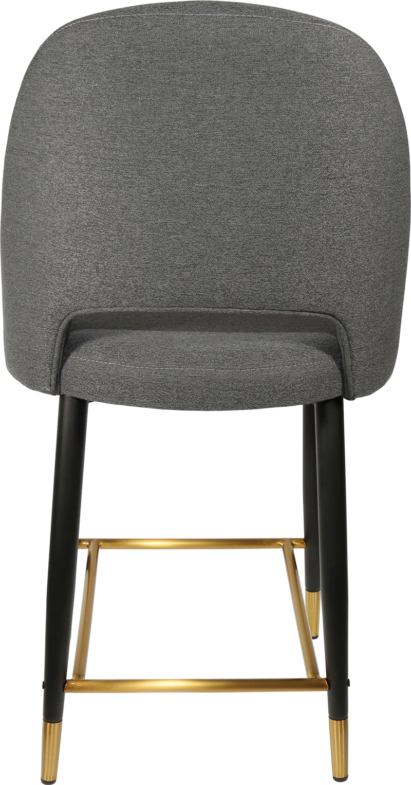 Durafurn Semifreddo Counter Stool - Black Metal 650h Legs-Elite Office Furniture