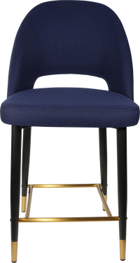 Durafurn Semifreddo Counter Stool - Black Metal 650h Legs-Elite Office Furniture