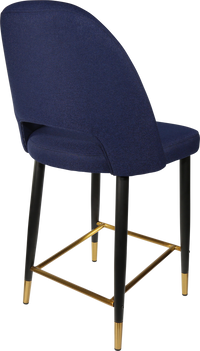 Durafurn Semifreddo Counter Stool - Black Metal 650h Legs-Elite Office Furniture