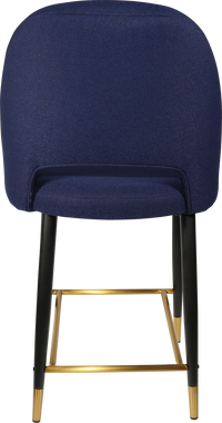 Durafurn Semifreddo Counter Stool - Black Metal 650h Legs-Elite Office Furniture