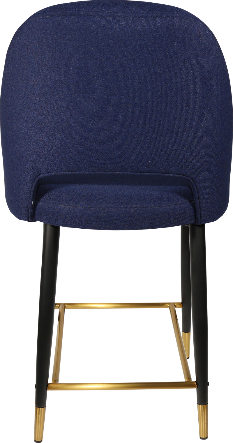 Durafurn Semifreddo Counter Stool - Black Metal 650h Legs-Elite Office Furniture