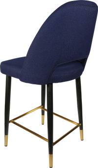 Durafurn Semifreddo Counter Stool - Black Metal 650h Legs-Elite Office Furniture