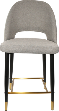 Durafurn Semifreddo Counter Stool - Black Metal 650h Legs-Elite Office Furniture