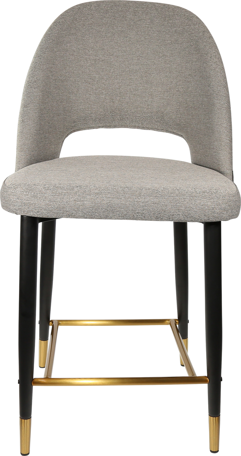 Durafurn Semifreddo Counter Stool - Black Metal 650h Legs-Elite Office Furniture
