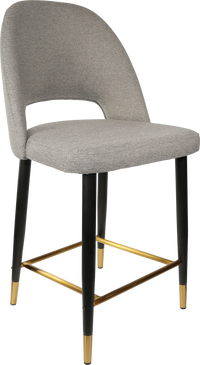 Durafurn Semifreddo Counter Stool - Black Metal 650h Legs-Elite Office Furniture