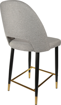 Durafurn Semifreddo Counter Stool - Black Metal 650h Legs-Elite Office Furniture