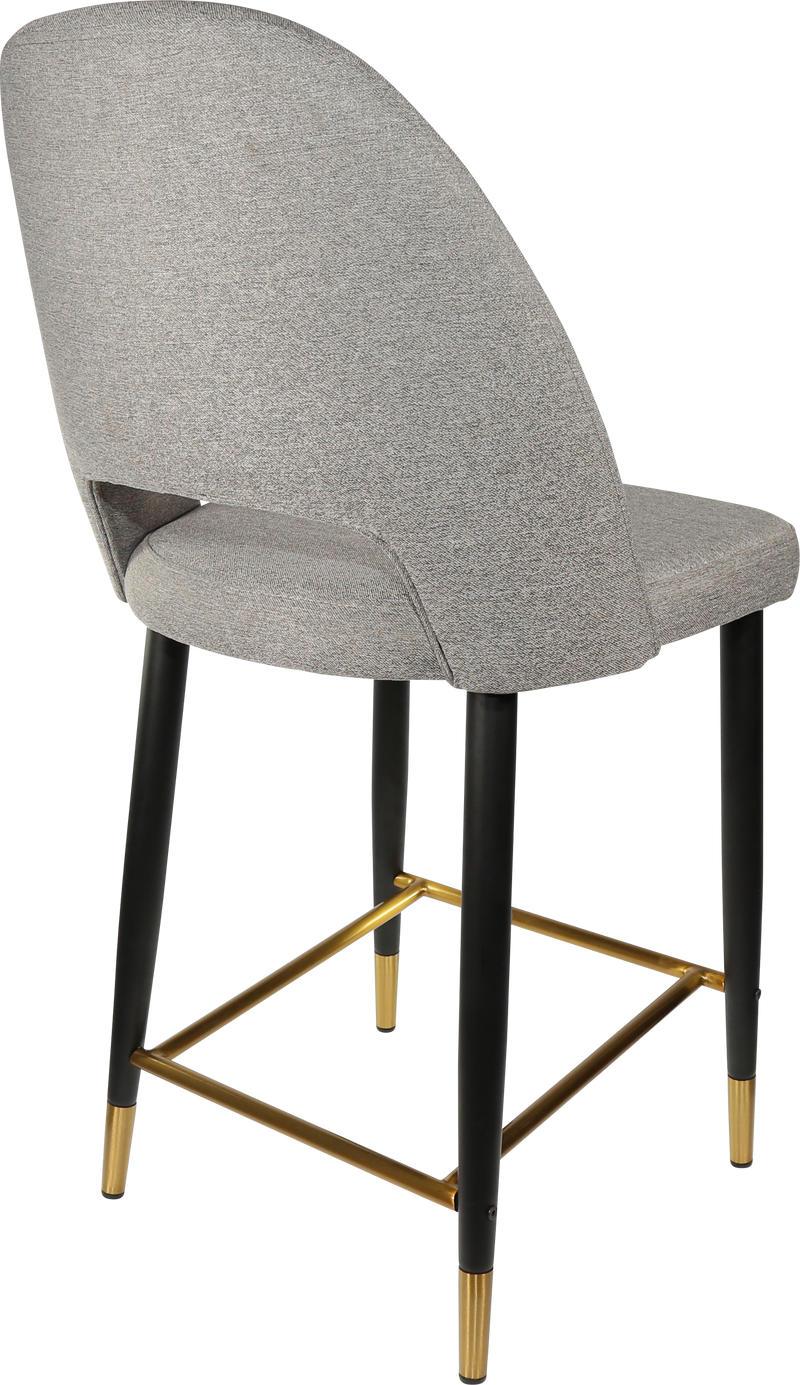 Durafurn Semifreddo Counter Stool - Black Metal 650h Legs-Elite Office Furniture