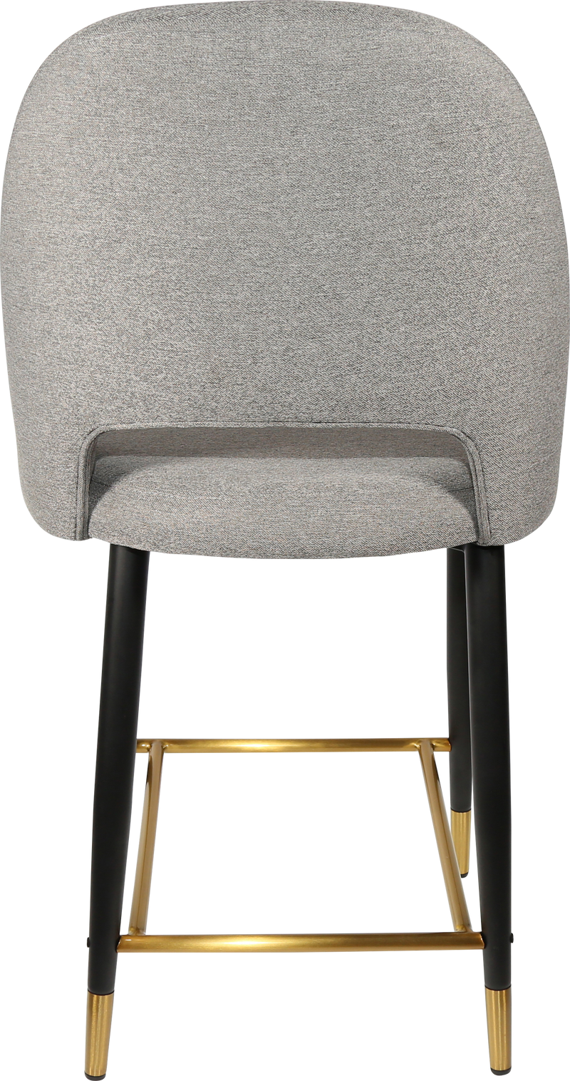 Durafurn Semifreddo Counter Stool - Black Metal 650h Legs-Elite Office Furniture