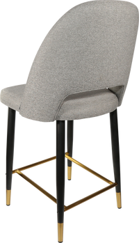 Durafurn Semifreddo Counter Stool - Black Metal 650h Legs-Elite Office Furniture