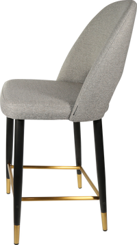Durafurn Semifreddo Counter Stool - Black Metal 650h Legs-Elite Office Furniture